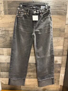American Eagle Outfitters High-Rise Stretch Jeans - Washed Black